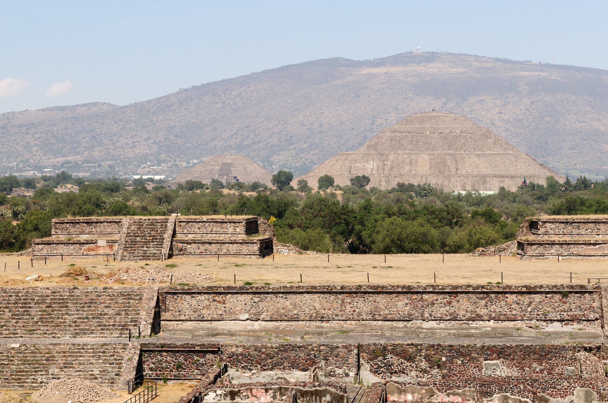 Teotihuacan Aztec ruins near Mexico city